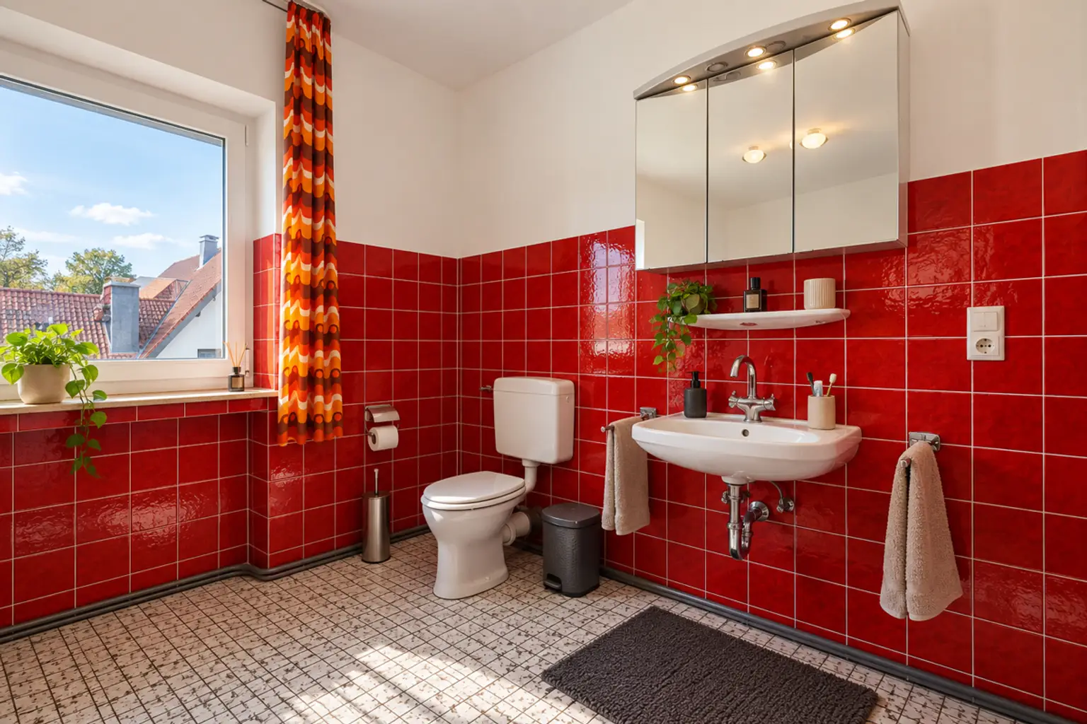 Badezimmer Obergeschoss KI bearbeitet KI