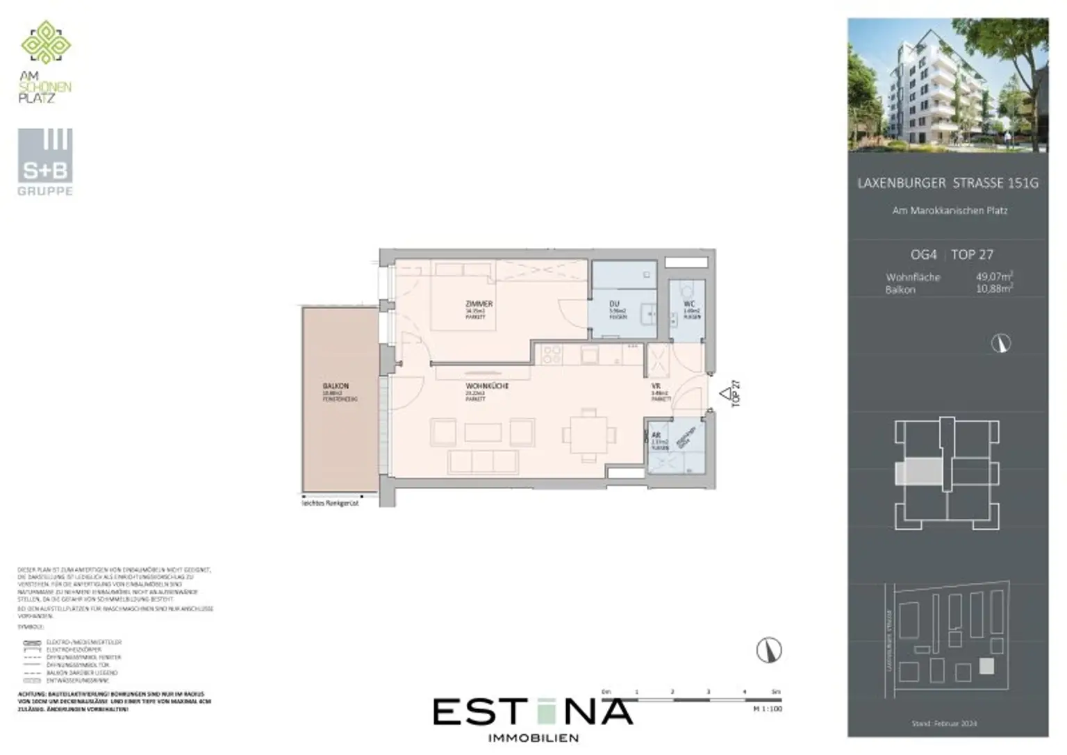 Pärchenwohnung mit perfektem Grundriss - Wohnprojekt "Am schönen Platz"