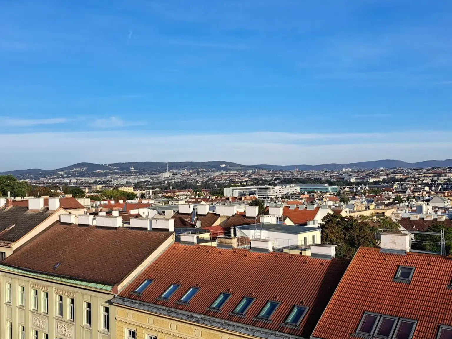 Gemütlich Wohnen - Dachterrasse (41,46 m²) - Blick über Wien