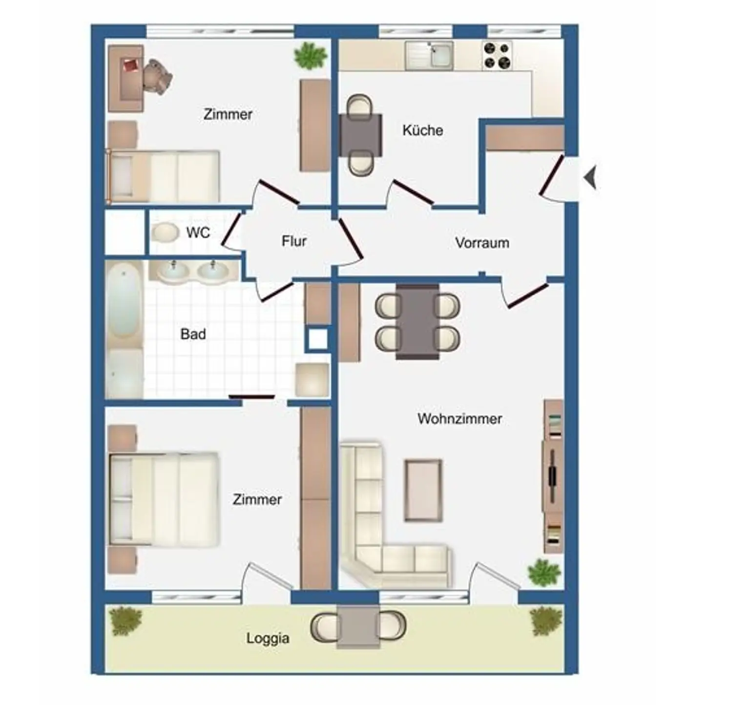 Grundrissplan