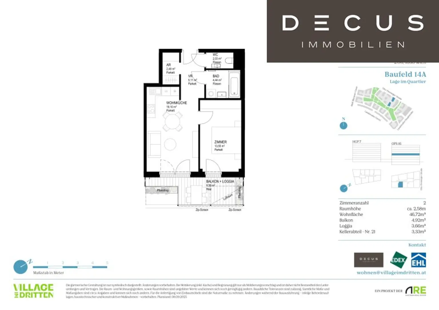 | NATÜRLICH DRAUSSEN | BF 14A | ANLEGER | VILLAGE IM DRITTEN | FERTIGSTELLUNG 2027