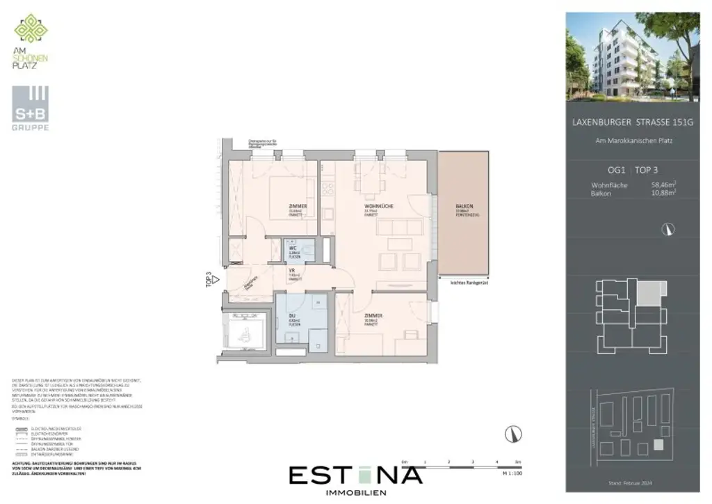Provisionsfrei - Familienwohnung mit Blick zur Kleingartensiedlung "Am schönen Platz"
