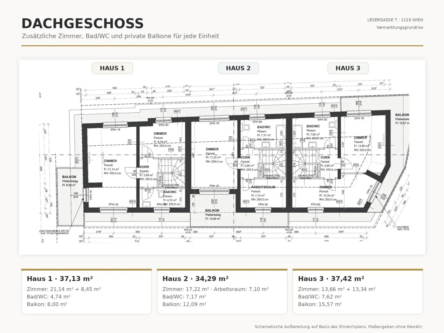 GrundrissPlan Dachgeschoss