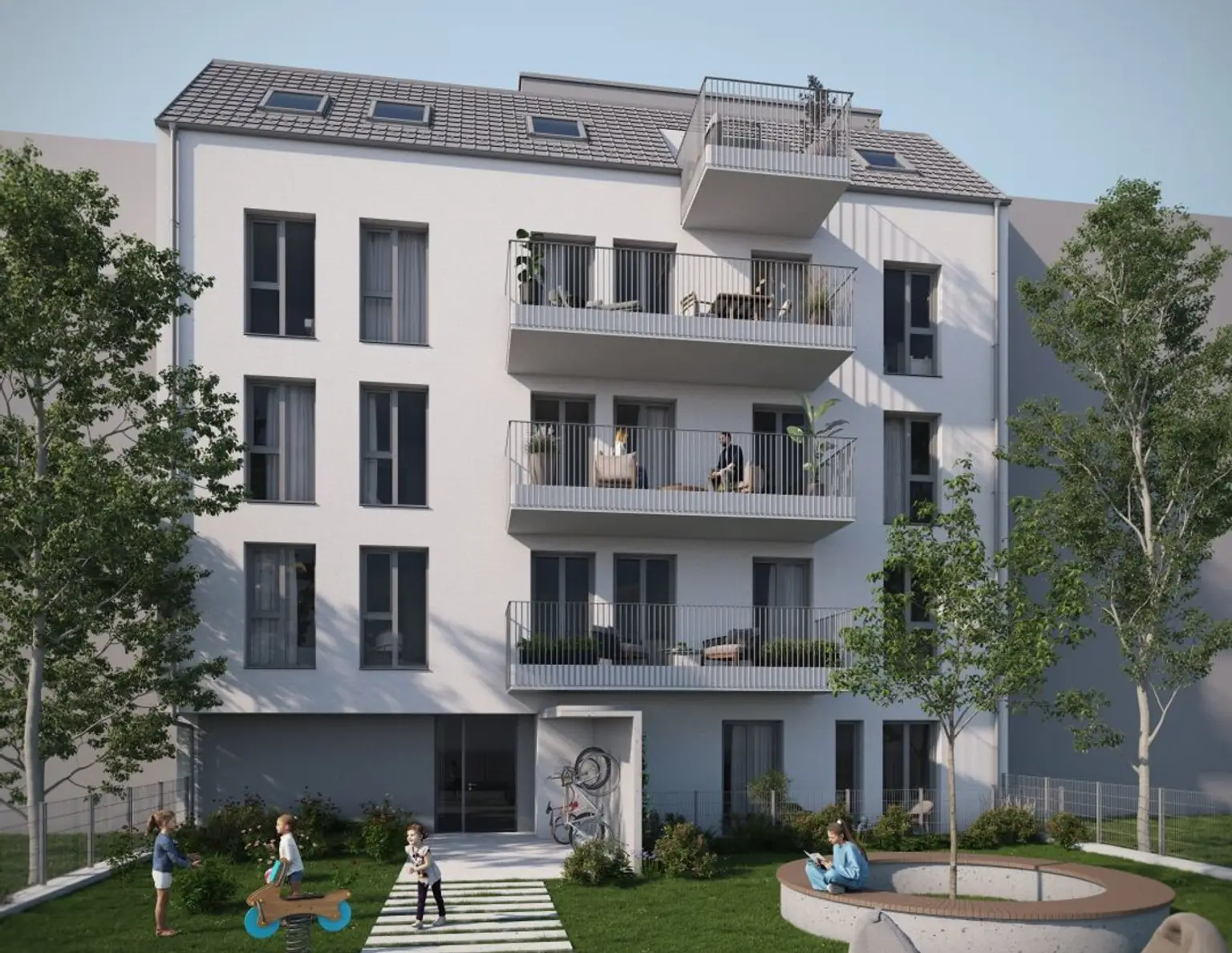 Terrassenwohnung Top 7 - Neubauprojekt Wohnhaus "HAGEN8" | Rohbau fertig !