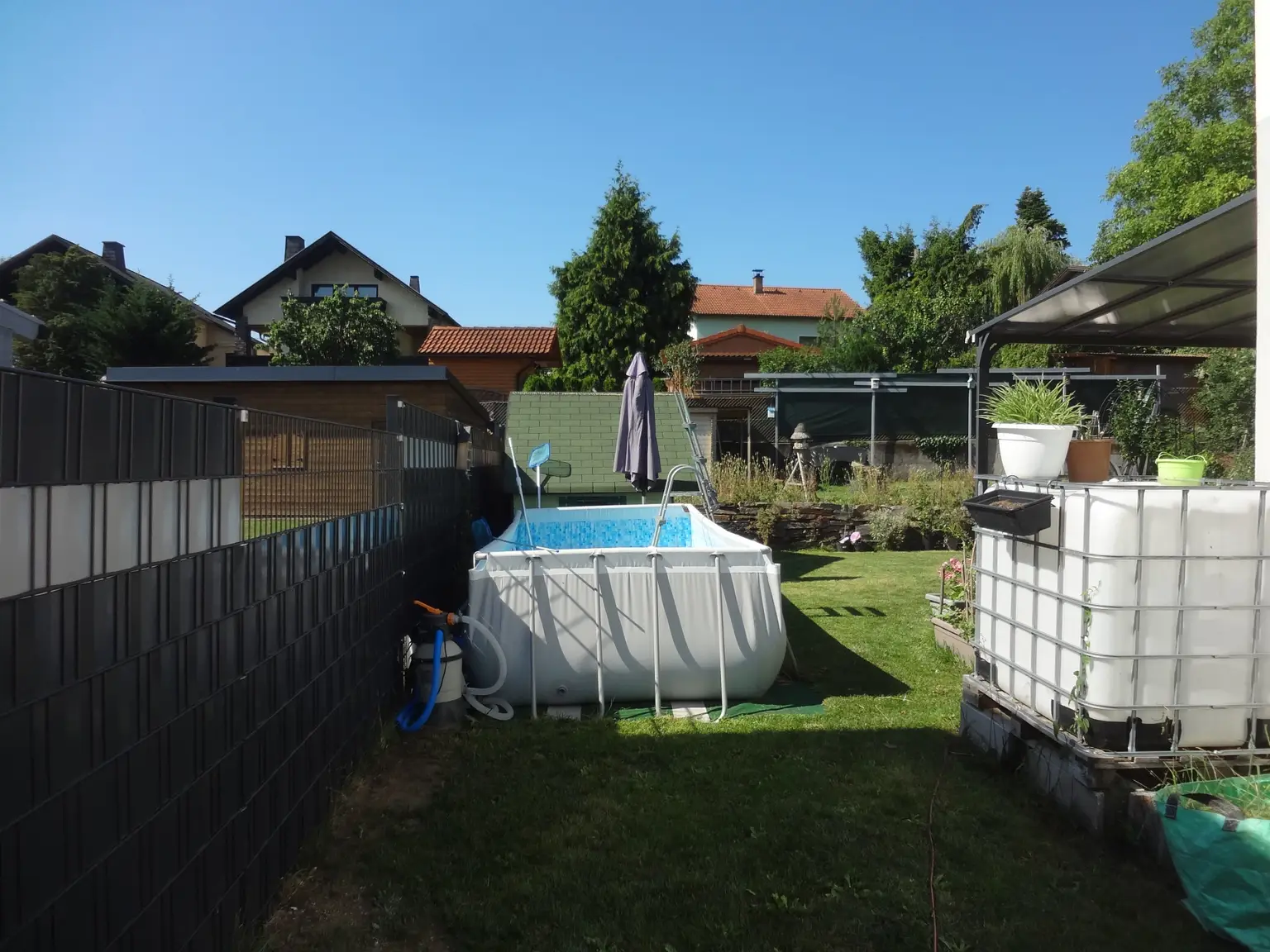 Platz für einen Pool