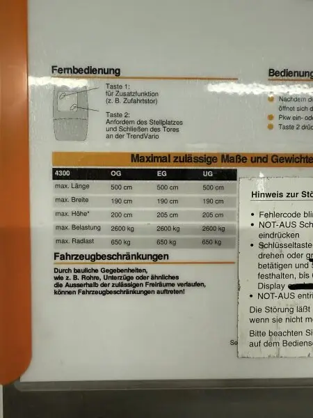 Parkplatz in der Tiefgarage nahe den Sofiensälen zu verkaufen