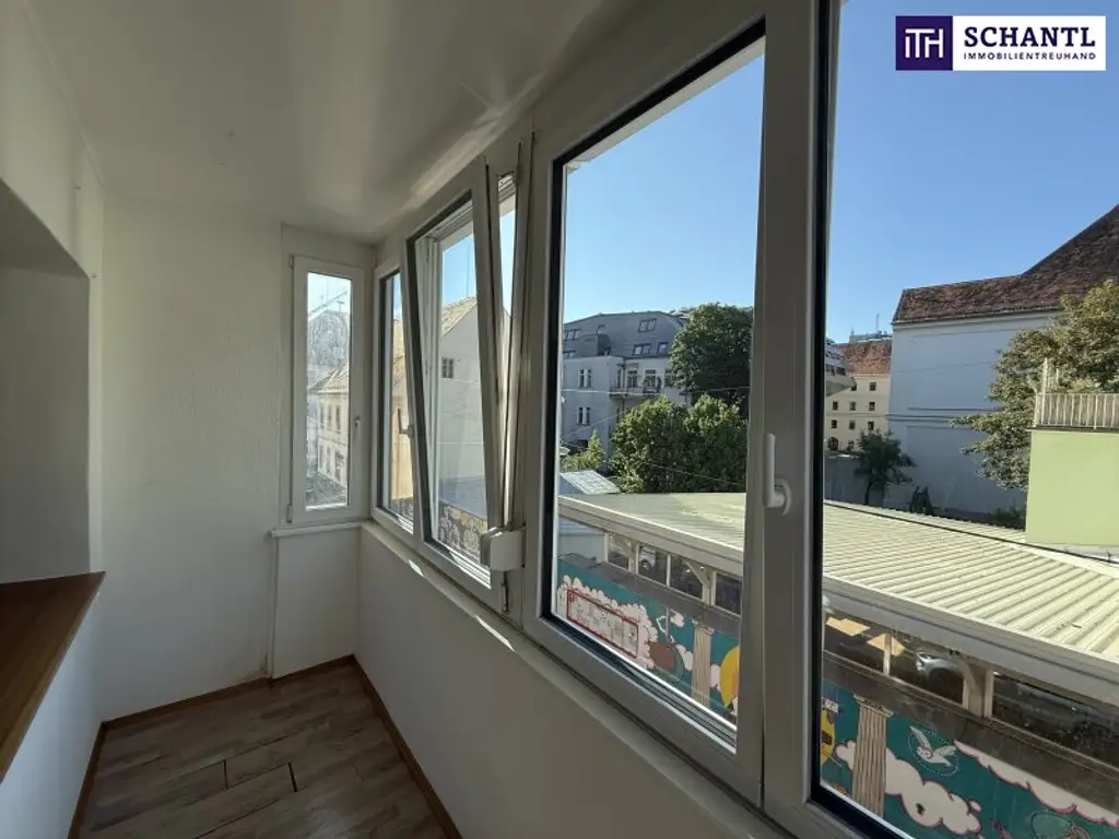 Traumhafte 3-Zimmer-Wohnung in Graz mit Schlossberg-Blick in idyllischer Ruhelage!