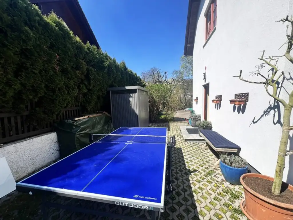 Familienhit mit Charme zum Toppreis (!) - gut geschnittene Doppelhaushälfte mit Garten & Pool in Gaaden