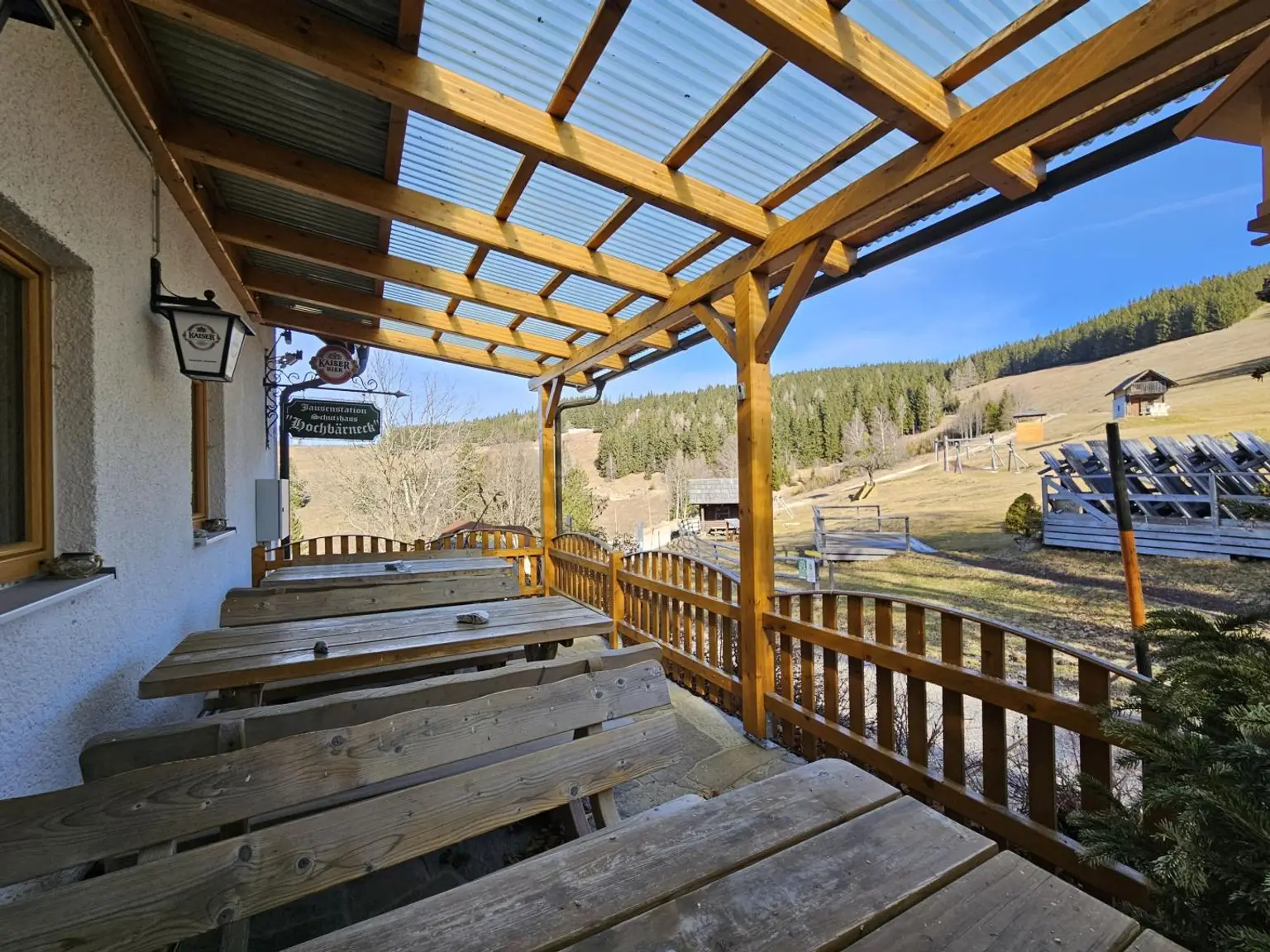Outdoor - überdachte Terrassenfläche