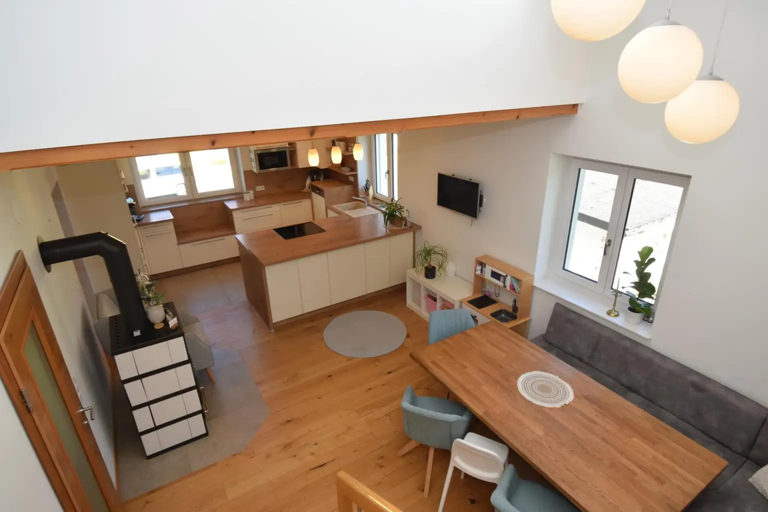 Küchenansicht von oben