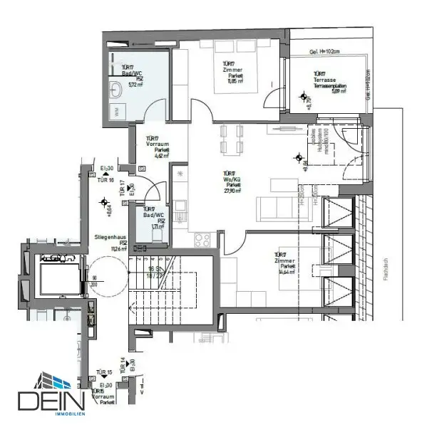 IM BAU! 19 TRAUMHAFTE 2-4 ZIMMER NEUBAUWOHNUNGEN MIT FREIFLÄCHEN AUF EIGENGRUND IN ESSLING!