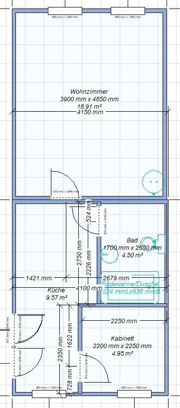 "Under Construction "   Wohnung zum Sanieren.