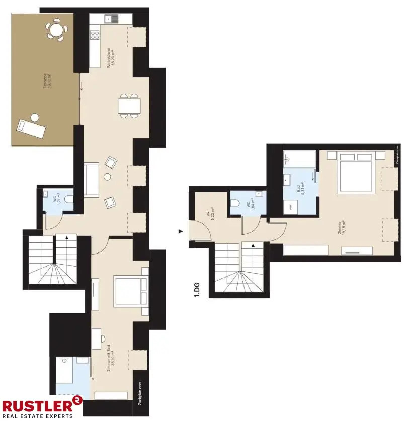 Einzigartiger Fernblick | Erstbezug mit Dachterrase | Wohnen am Park