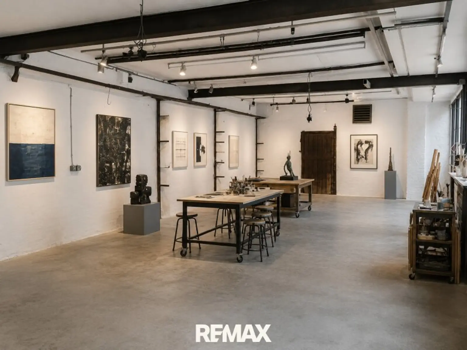 Bespiel Konzept Kunst Gallerie & Atelier, KI-Generiert
