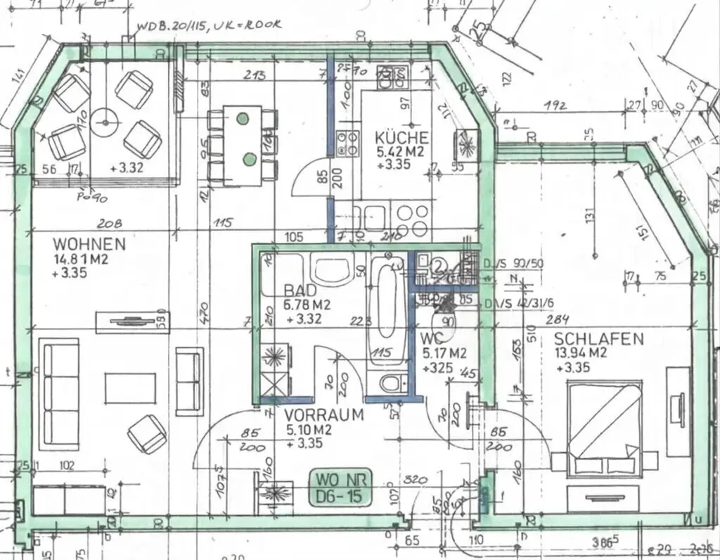 * Kaufanbot liegt vor * Zentrale 2-Zi-Wohnung mit Loggia & Garage in Linz-Biesenfeld, vollrenoviert, UNI Nähe!