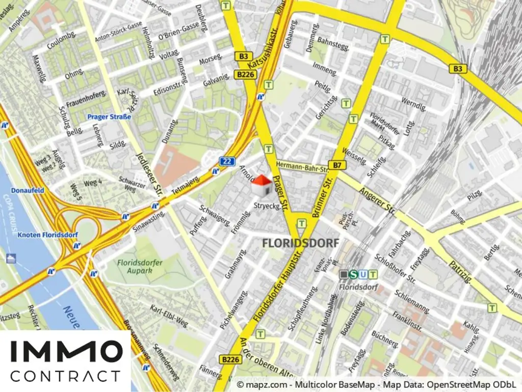 Geolyzer Kartenausschnitt