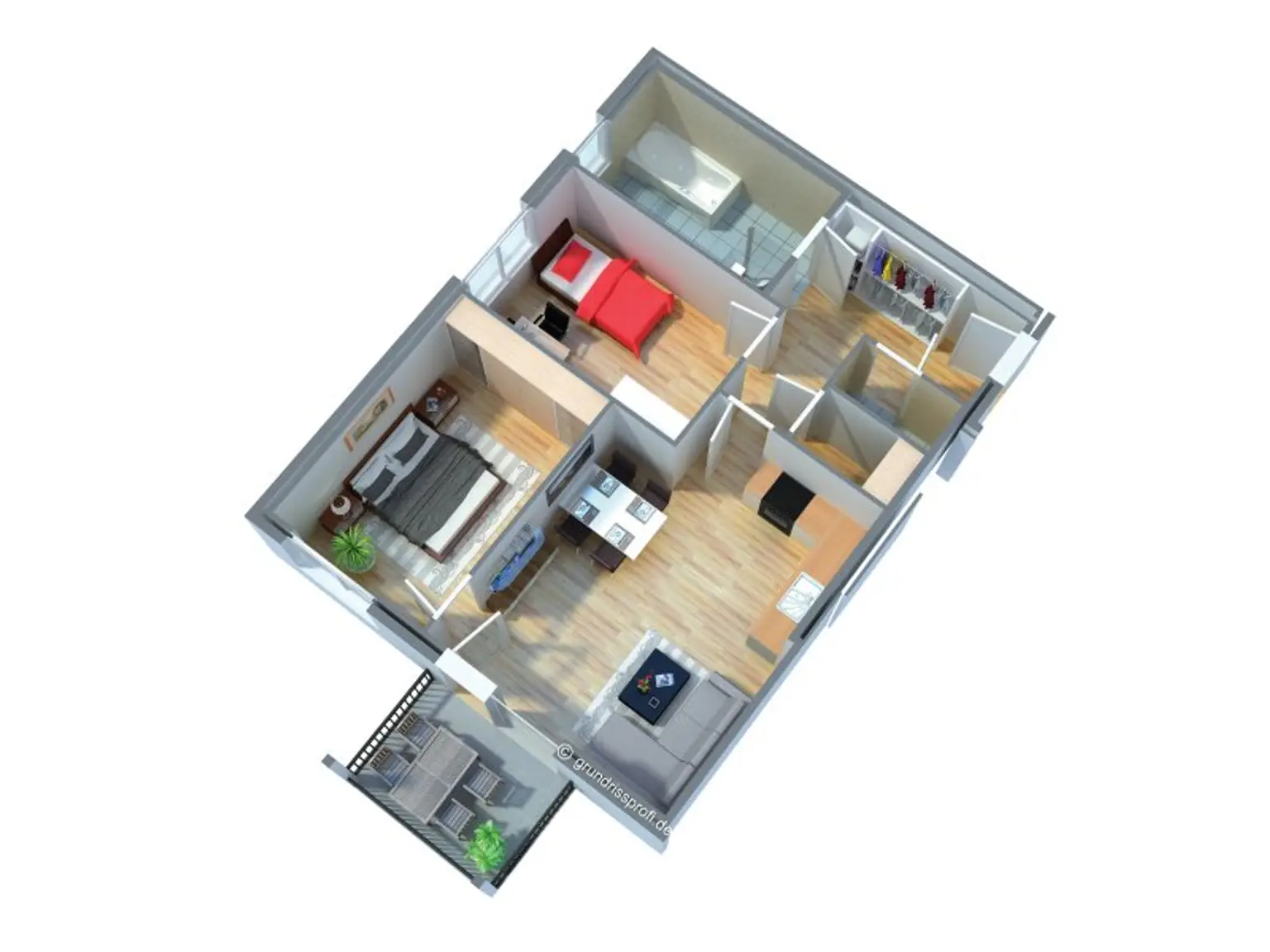 Grundriss Wohnung