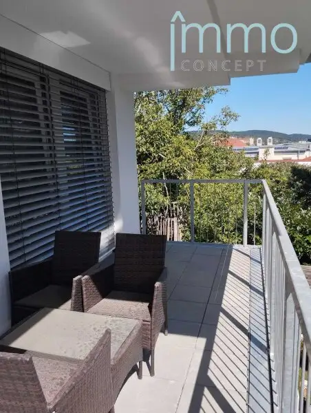 Neubau BJ 2022 - ruhige 3 Zimmer Balkonwohnung inkl. Tiefgaragenstellplatz - Toplage Zentrum Eisenstadt