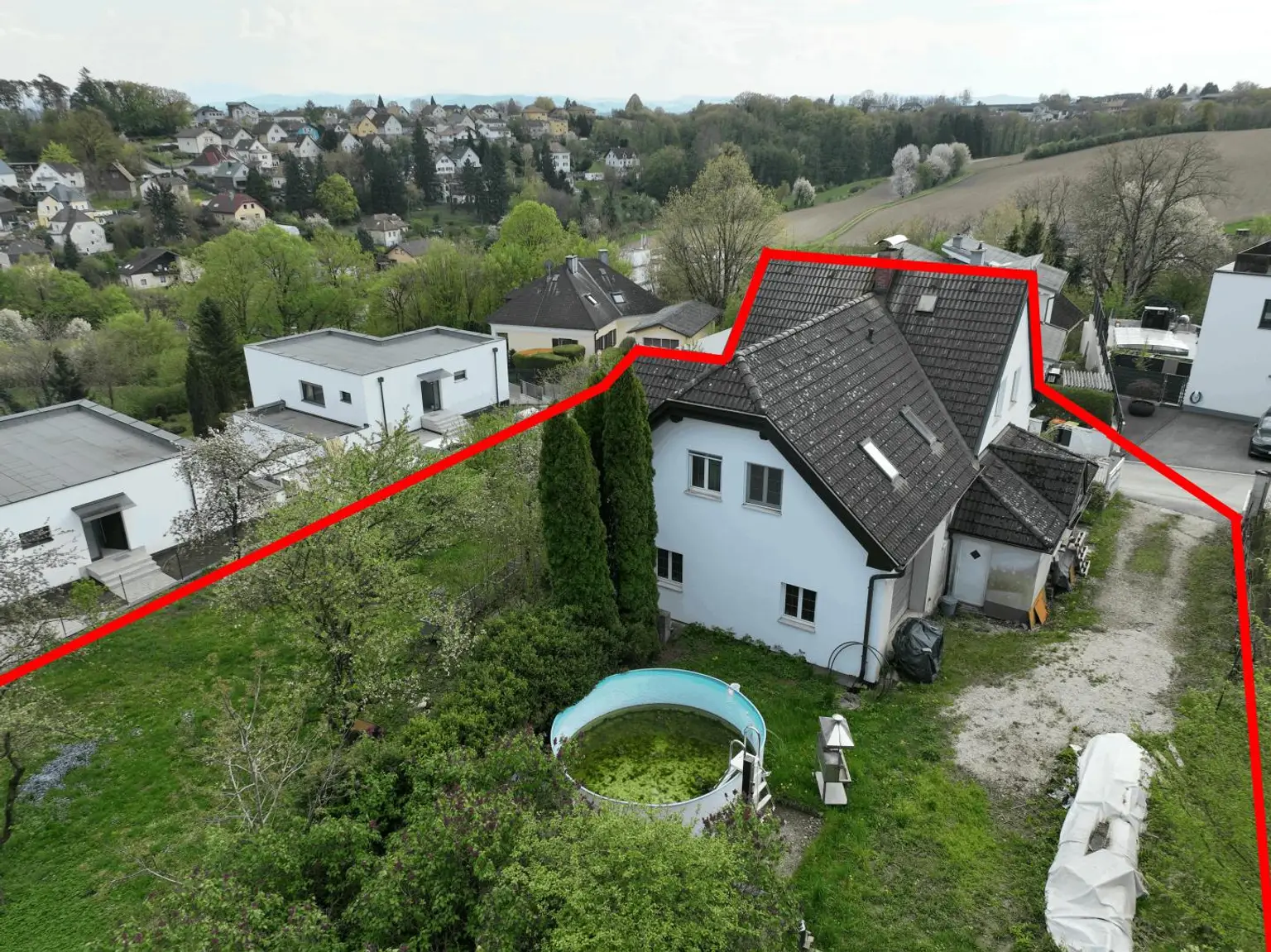 Blick Richtung Süden