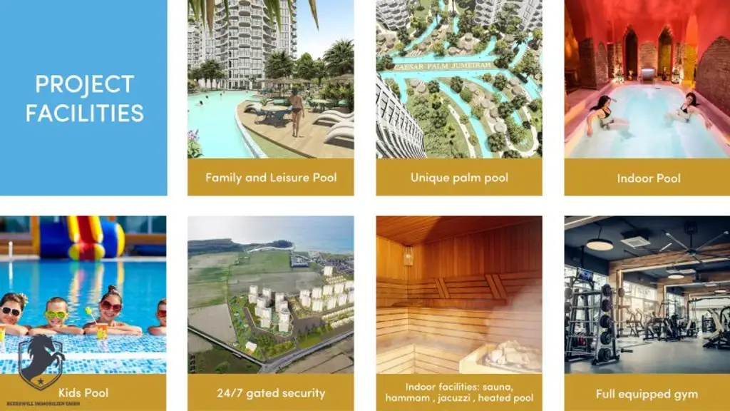 Caesar Palm Jumeirah – Studio mit Balkon in Resortanlage nahe Strand | Iskele/Boğaz