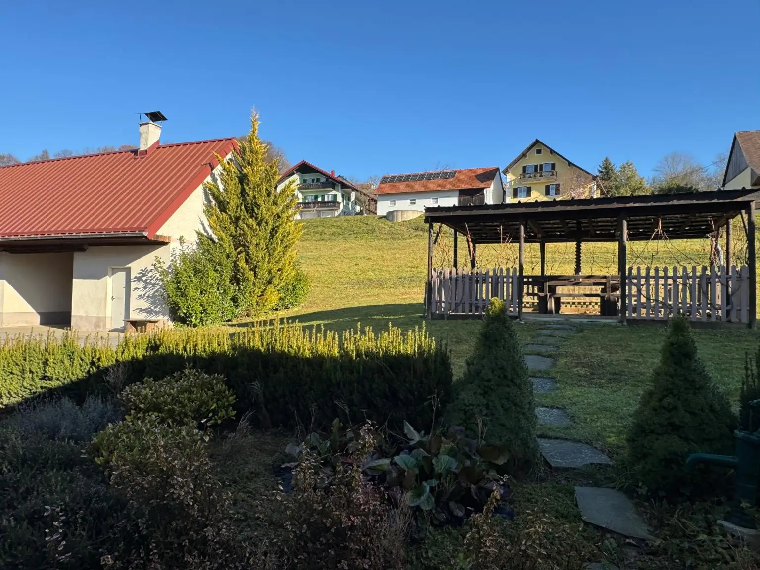 Überdachter Freisitz