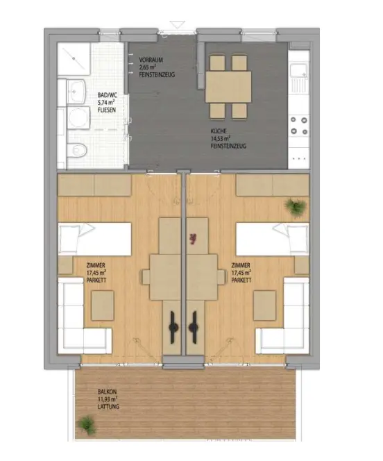 Attraktive 2-Zimmer-Anlegerwohnung in Innsbruck