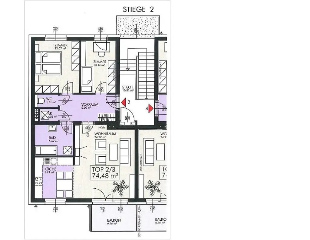 Provisionsfreie, 3 Zimmerwohnung mit Kaufoption. Erstbezug nach Renovierung!