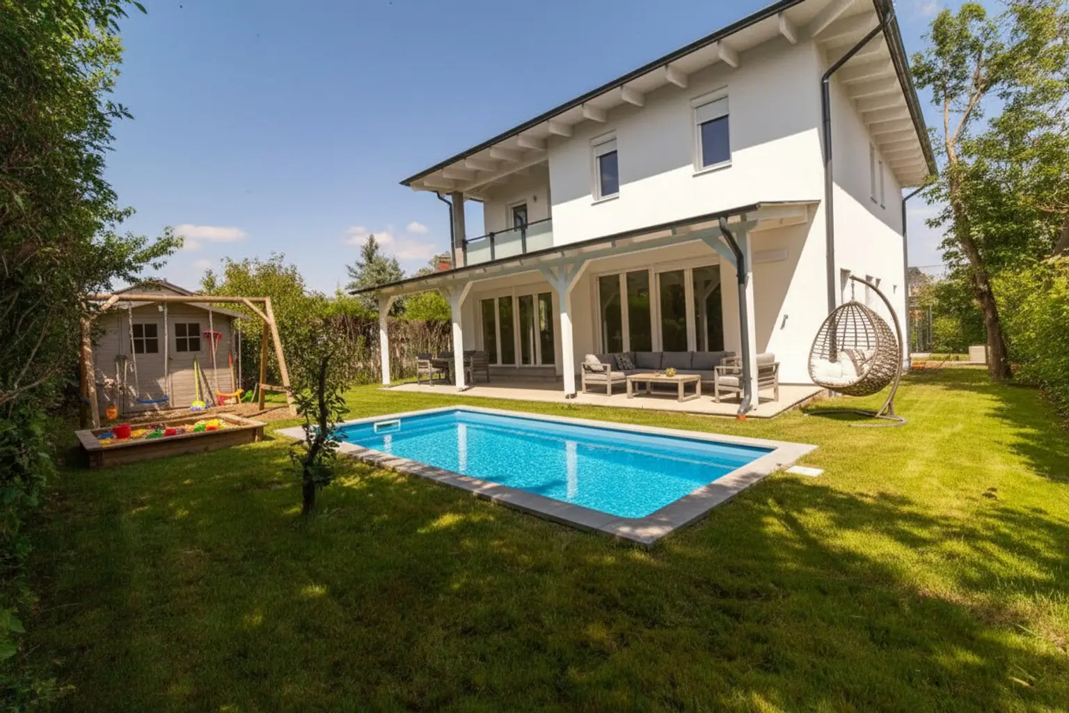 Gartenbereich: KI generierte Gartenutensilien