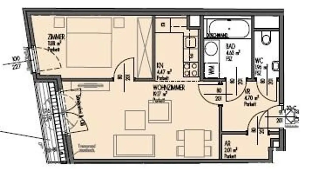 Moderne Neubauwohnung Nähe Neustiftgasse - 5. OG