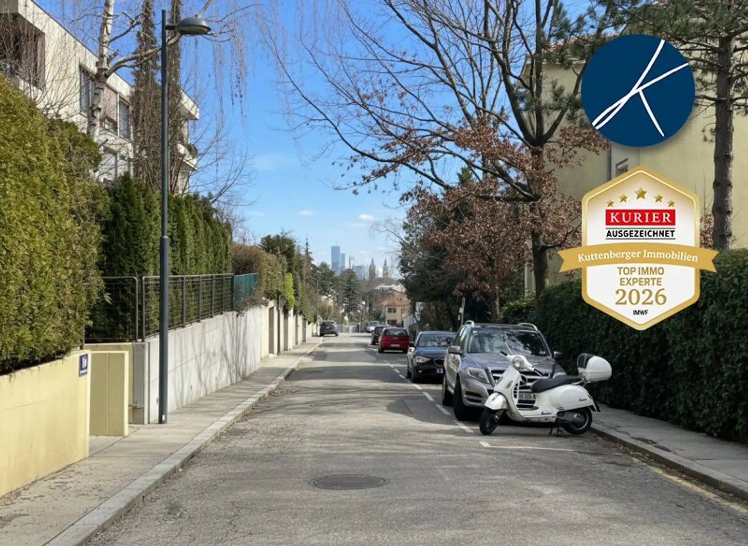 Ausblick nach rechts Richtung City