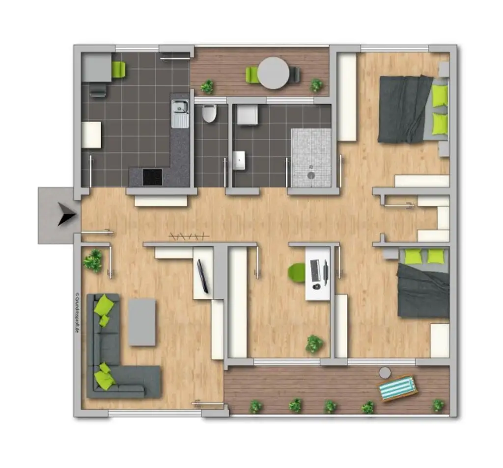 Grundriss Wohnung