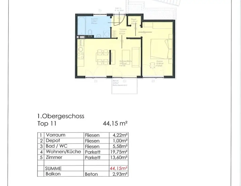 Münzgrabenstraße 116a/11 - Gut aufgeteilte Mietwohnung mit Balkon