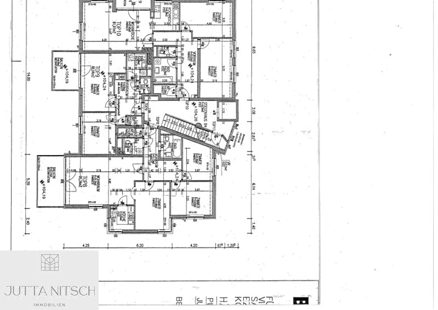 Großzügige Terrassenwohnung mit zwei Tiefgaragenplätzen - Wien 1140 Hadersdorf