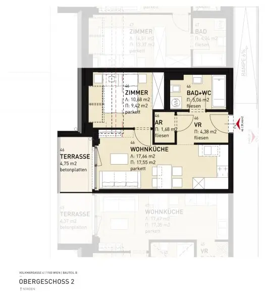 Grundriss: Himberger Straße 17