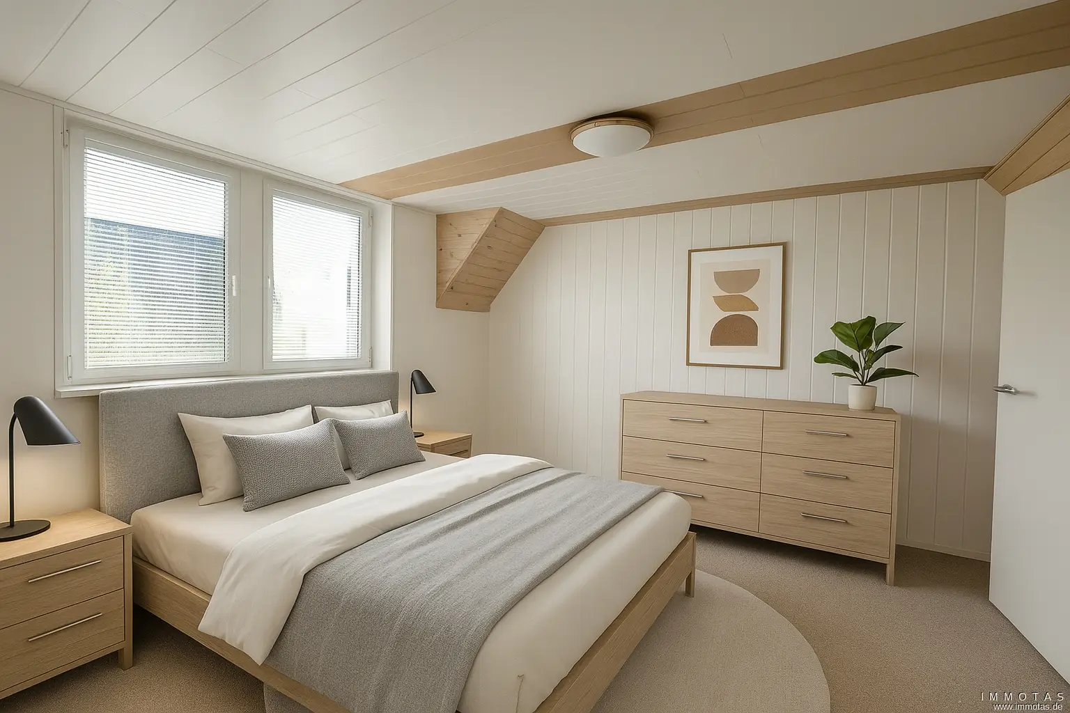 Schlafzimmer DG Visualisierung