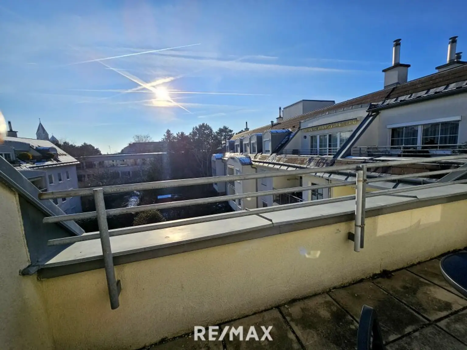 Terrasse vom Wohnzimmer begehbar