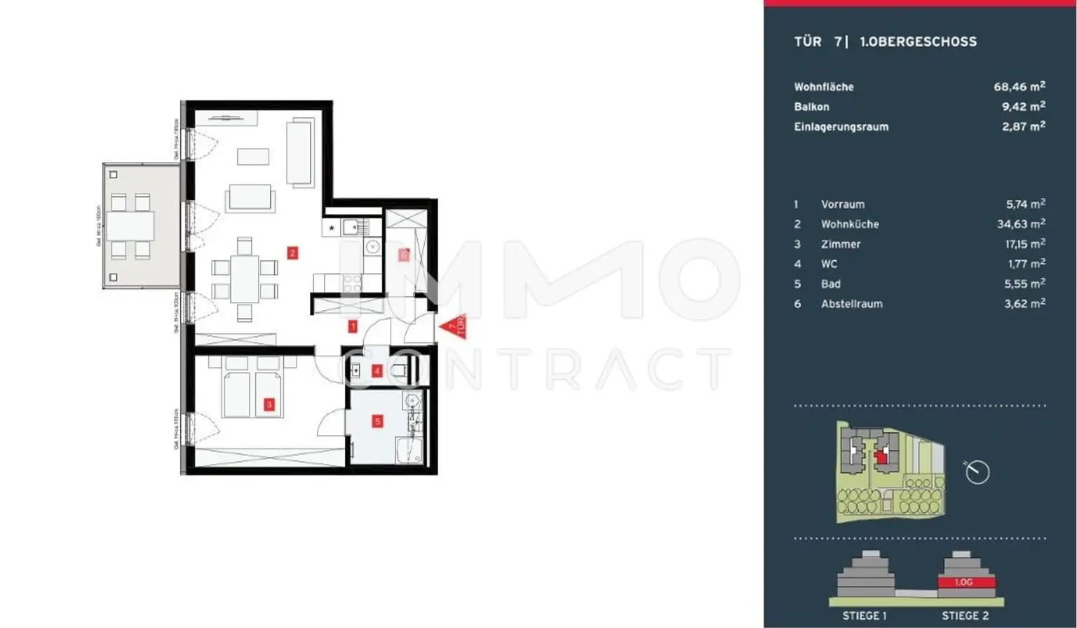 Erstbezug: Gemütliche 2-Zimmer-Wohnung – idyllisch nah der Natur