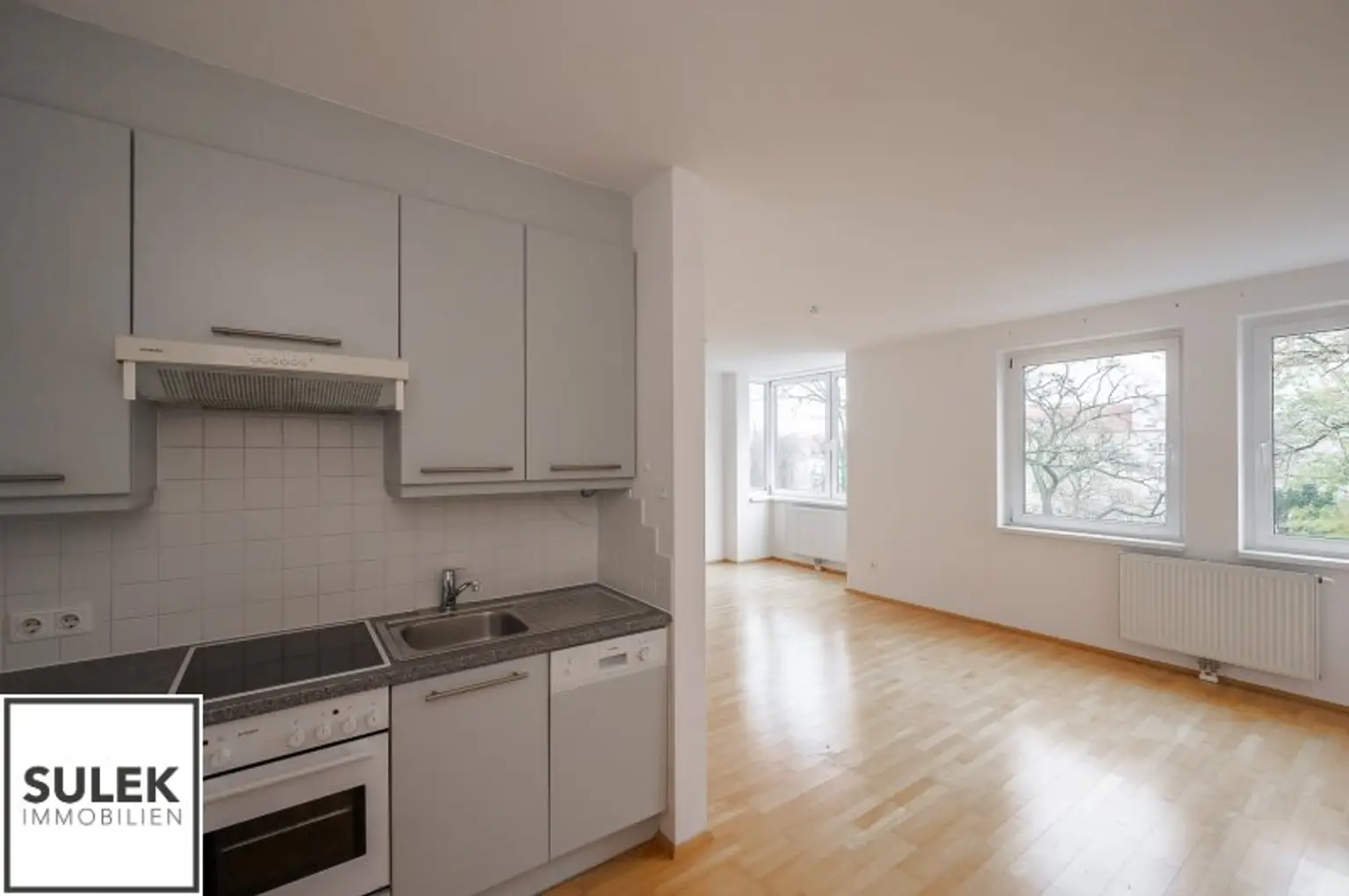 Gut geschnittene 2 Zimmer Neubauwohnung mit Grünblick auf den Schubertpark!