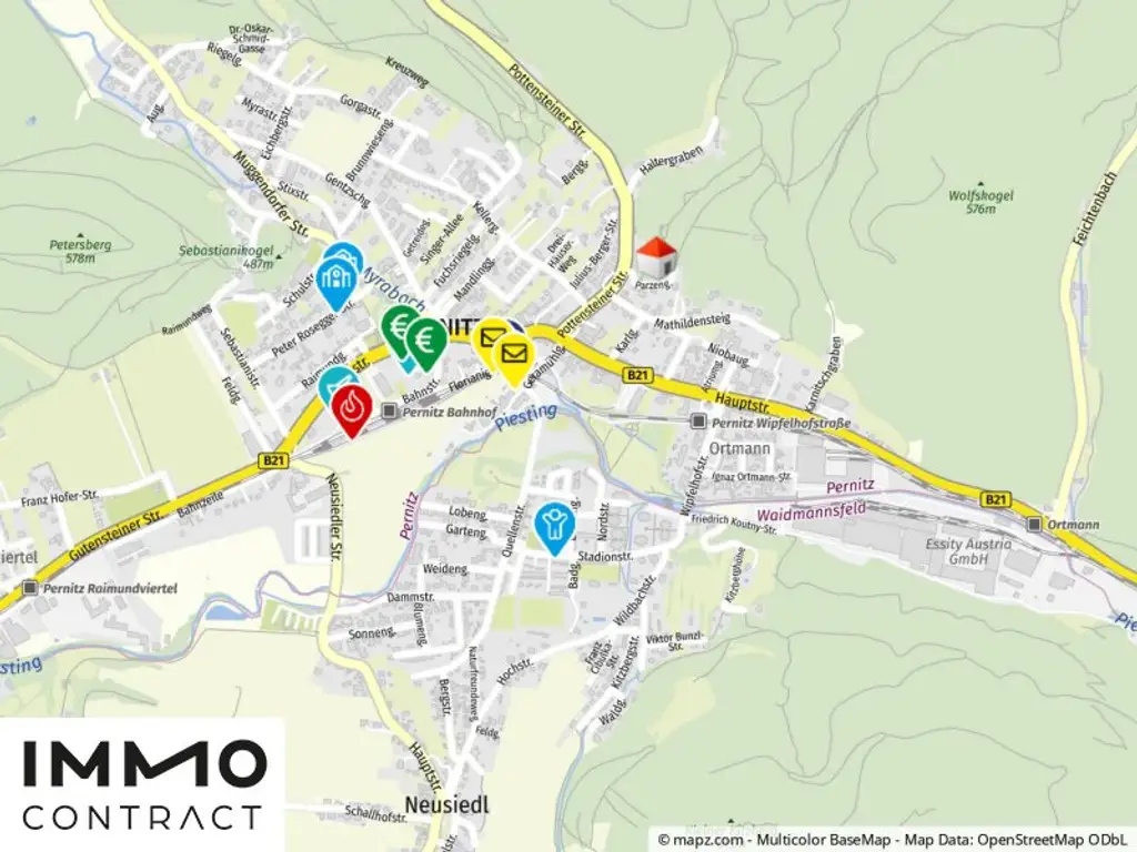 Geolyzer Kartenausschnitt