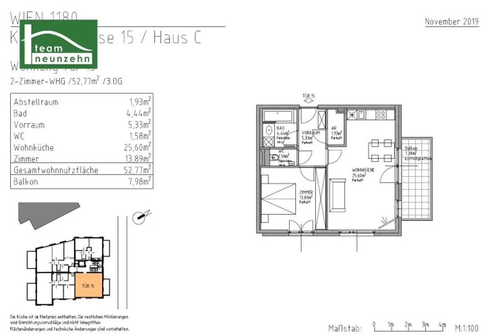 Designer-Wohnung mit Balkon – urbanes Wohnen auf höchstem Niveau!