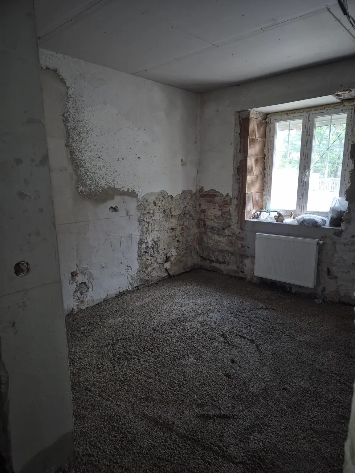 Schlafzimmer Rohzustand Stand Mai 2026