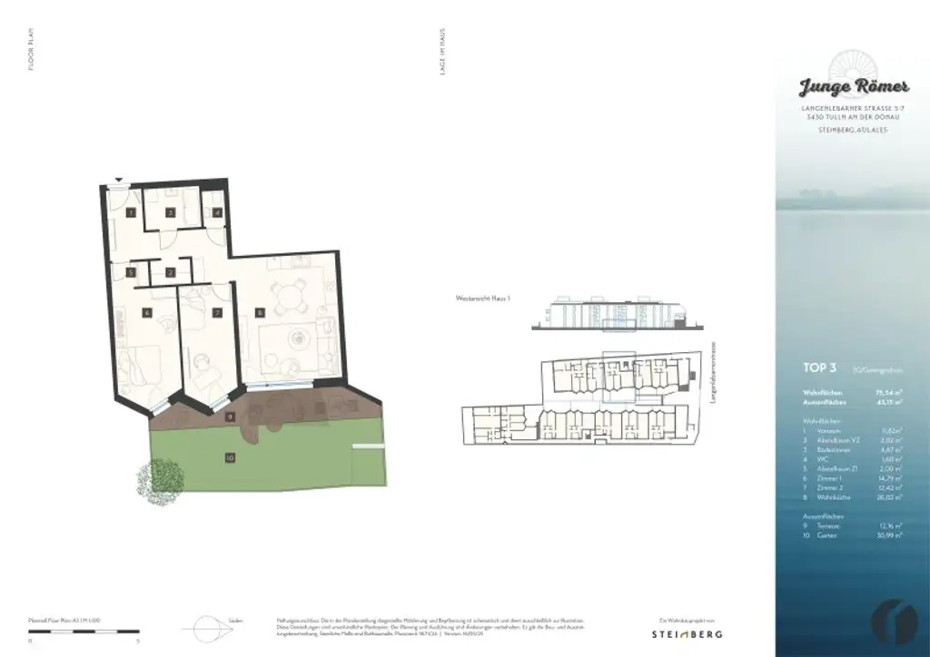 3 Zimmer Gartenwohnung in zentraler Lage