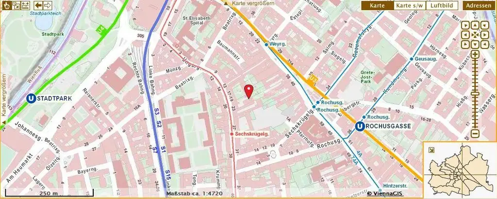 PENTHOUSE in der Ungargasse (Nähe: Stadtpark, Rochusmarkt, 1. Bezirk)!!