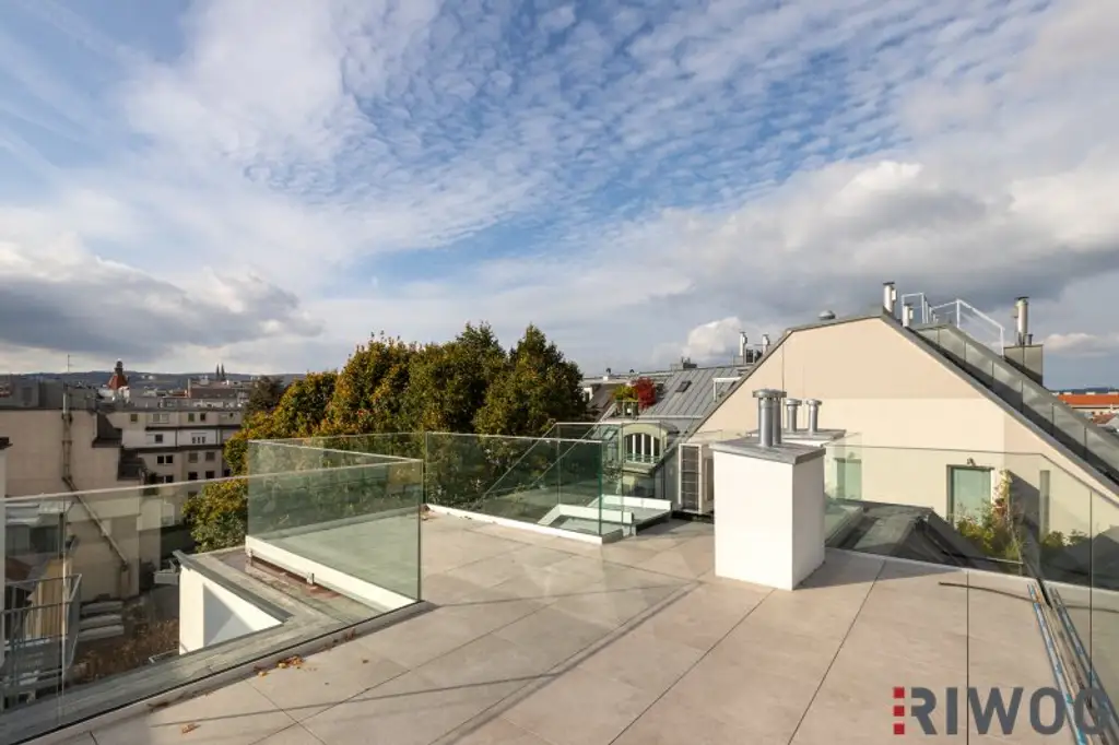 DACHGESCHOSSMAISONETTE II ERSTBEZUG MIT TERRASSE / BALKON / DACHTERRASSE II 4 ZIMMER II NÄHE OTTAKRINGER BRAUEREI II PROJEKT ABELEGASSE 20
