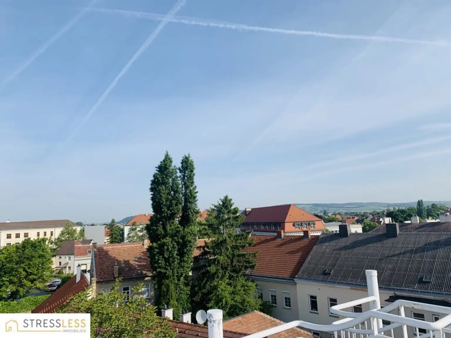 Exklusive 3-Zimmer Maisonette-Wohnung im Herzen von Korneuburg mit 2 Balkonen und imposanter Dachterrasse