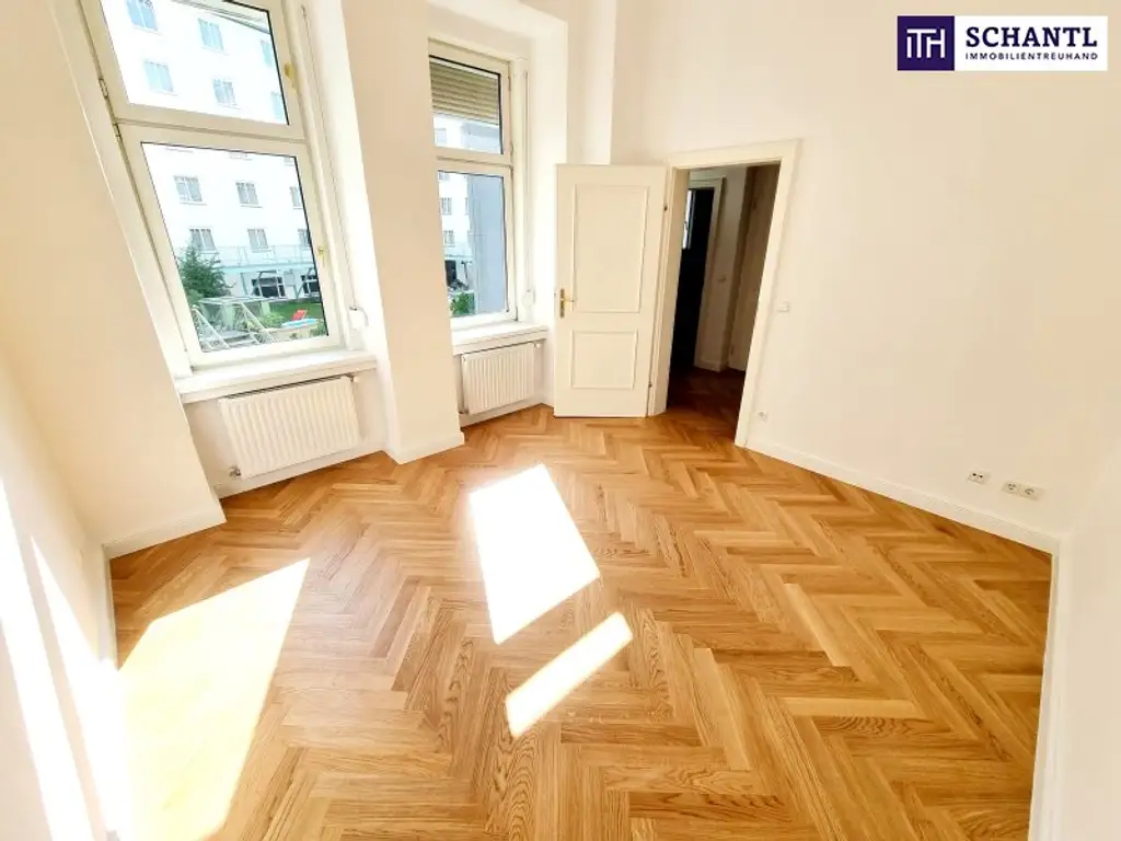 Stuck an der Decke. Gänsehaut im Herzen! 3 Zimmer und separate Küche in Bestlage in 1050 Wien! HIP und TRENDY die Gegend - Magisch schön das Altbauhaus - Ein MUST HAVE die Wohnung! TOP Infrastruktur + Beste öffentliche…