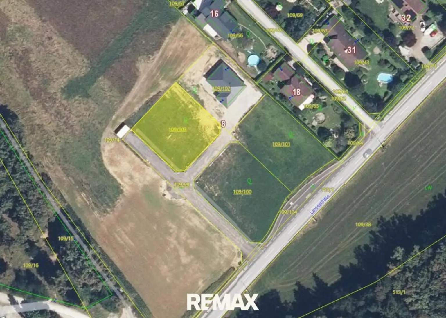 Kataster hinteres Gst