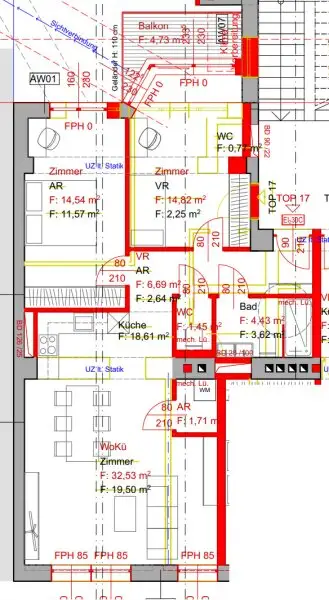 ++NEU++ Außergewöhnliche 3-Zimmer Altbauwohnung mit Balkon