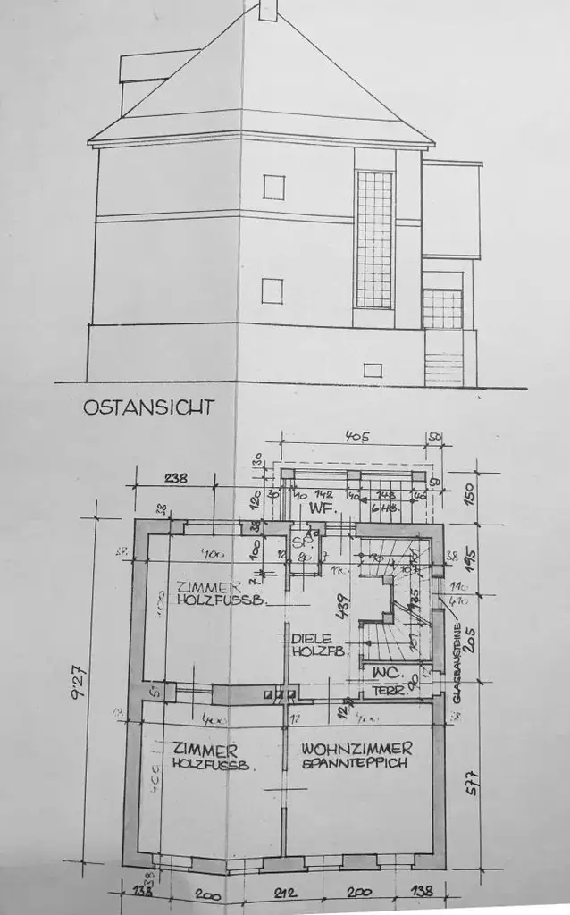Gediegene Stadtvilla in gutem Originalzustand mit schönem Garten
