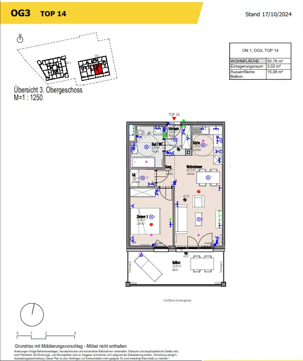 Ein Viertel Grün – gefördert, zentral und leistbar Wohnen